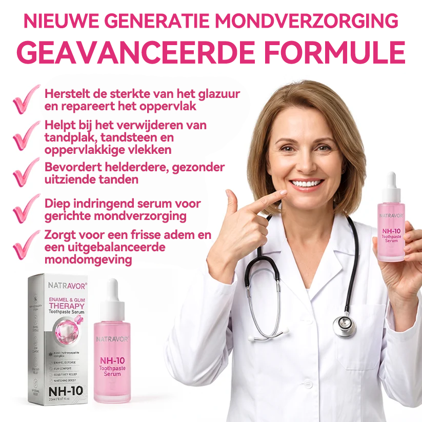 🦷 Natravor® Thismile NH-10 Tandpastaserum voor de verzorging van tandglazuur en tandvlees – Geavanceerde therapie